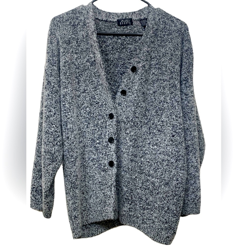 Grey Wool Cardigan